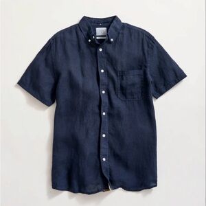 Billy Reid men’s linen Tuscumbia short sleeve button down XL excellent condition